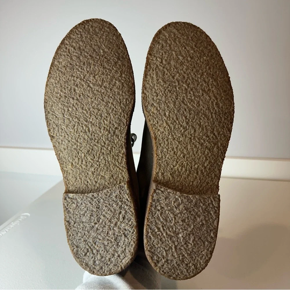 J.Crew Men’s Gray Taupe Suede Made in Italy Casual Classic Chukka Boots Size 11